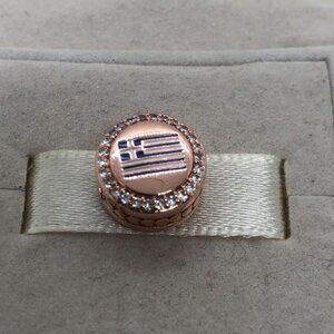 🔥🔥Pandora Greece Flag Charm Bead Charm Travel Charm
